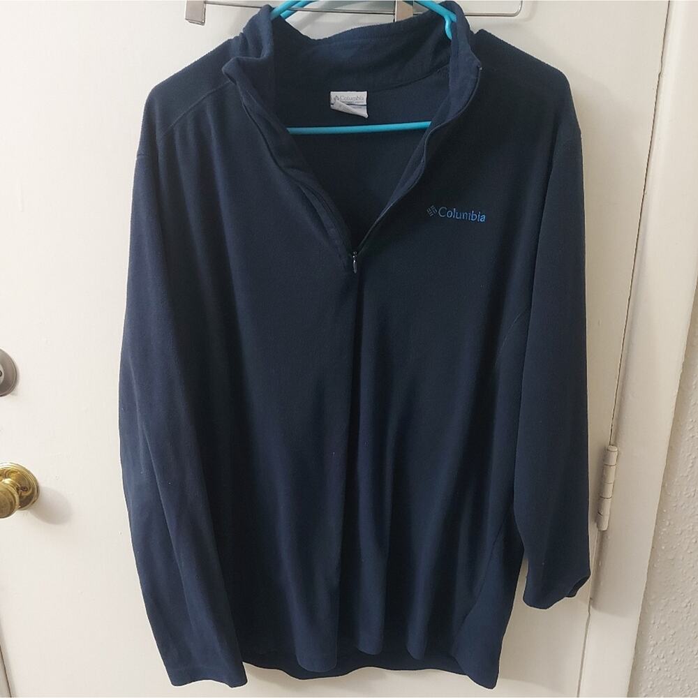 Columbia Blue Zip Up Jacket L Gorpcore Fisherman Cabincore Classicore Preppy